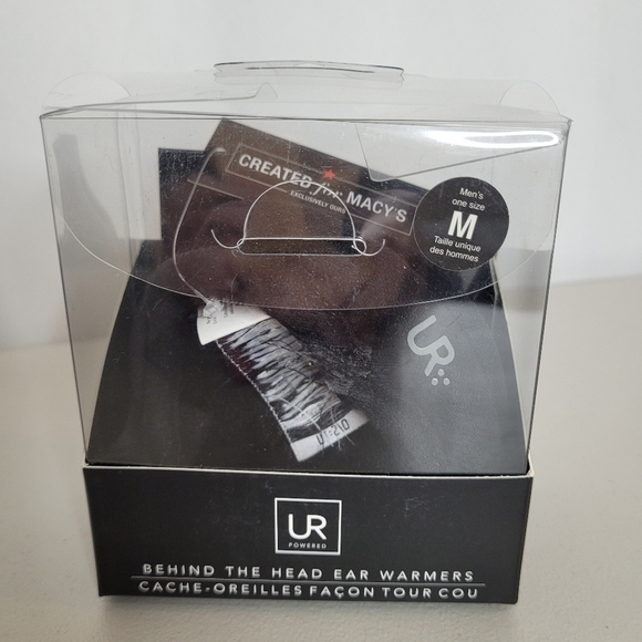 UR Powered Men's Wool Blend Behind The Head Ear Warmers - Size OS - Picture 4 of 7